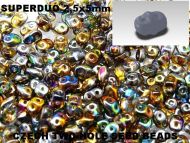 SD-00030/95300 Magic Copper Topaz SuperDuo Beads 