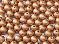 RB6-01770 Bronze Satin Round Beads 6 mm