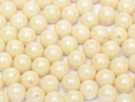 RB6-03000/14413 Chalk Champagne Lumi Round Beads 6 mm