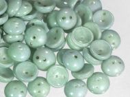 P-03000/14457 Chalk Light Turquoise Lumi Piggy Beads ~ 50 x * BUY 1 - GET 1 FREE *