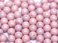 RB3-03000/14494 Chalk Pink Lumi Round Beads 3 mm