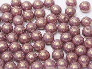 RB6-03000/14496 Chalk Lavender Lumi Round Beads 6 mm