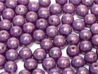 RB3-03000/15726 Chalk Lila Lumi Round Beads 3 mm