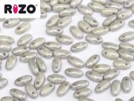 R-03000/14449 Chalk Grey Lumi Rizo Beads * BUY 1 - GET 1 FREE *