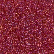 15-0363 Light Cranberry Lined Topaz Luster 15/0 Miyuki