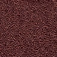 15-2040 Matte Metallic Dark Maroon (like DB0378) 15/0 Miyuki