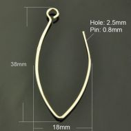 Sterling Silver Earring Hooks (pair)