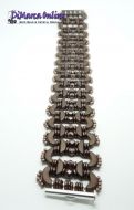 Singapore Chain 1.2 mm Antique Bronze Plated - 1 meter