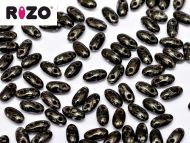 R-23980/43400 Jet Picasso Rizo Beads * BUY 1 - GET 1 FREE *