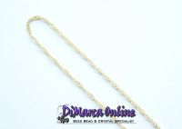 Singapore Chain 1.2 mm Gold Plated - 1 meter