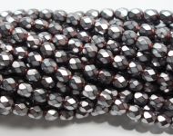 FP04 Metallic Violet 4 mm Fire Polished - 120 x