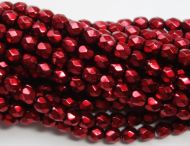 FP04 Metallic Garnet 4 mm Fire Polished - 120 x