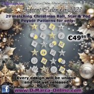 Advent Calendar - DiMarca-Online Digital Facebook Peyote Pattern Advent Calendar 2023