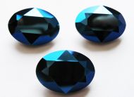 4120 Crystal Metallic Blue Oval 18x13 mm Swarovski