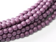 Fiesta Hollyhock Purple 2 mm Glass Round Pearls