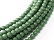 Fiesta Hartford Green 2 mm Glass Round Pearls