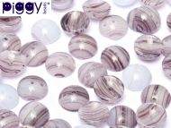 P-52000 Purple Marble Fantasy Piggy Beads ~ 50 x * BUY 1 - GET 1 FREE *