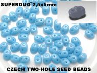 SD-63030 Turquoise SuperDuo Beads * BUY 1 - GET 1 FREE *
