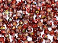 FP04 Magic Raspberry 4 mm Fire Polished - 100 x