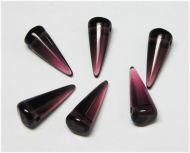 SPK17-20060 Amethyst Spikes 7x17 mm - 18 x