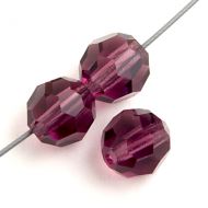 PR04 Amethyst 4 mm Round Preciosa - 24 x