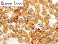 BB-00030/98532 Crystal Rainbow Brown Button Beads * BUY 1 - GET 1 FREE *