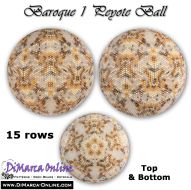 Tutorial 15 rows - Baroque 1 Peyote Ball incl. Basic Tutorial (download link per e-mail)