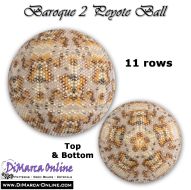 Tutorial 11 rows - Baroque 2 Peyote Ball incl. Basic Tutorial (download link per e-mail)