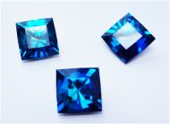 SQ10 Bermuda Blue Square 10 mm Preciosa