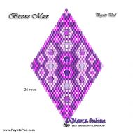 Tutorial 26 rows - Bicone Max 3D Peyote Pod + Basic Tutorial (download link per e-mail)