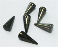 SPK17-23980/15695 Bronze Metallic Spikes 7x17 mm - 18 x