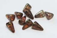 SPK8-00030/15695 Crystal Bronze Lumi Baby Spikes 5x8 mm - 24 x