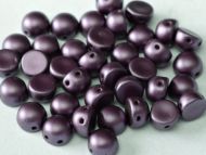 C2-25032 Pastel Pearl Purple 2-Hole Cabochons - 50 x