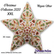 Tutorial 30 rows - Christmas Collection 2020 XXL 3D Peyote Star + Basic Tutorial (download link per e-mail)