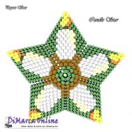 FREE E-TUTORIAL 11 rows - Candle 3D Peyote Star (download link per e-mail)