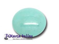 Cab25 Marbled Blue Turquoise 25 mm Round Cabochon Glass Par Puca