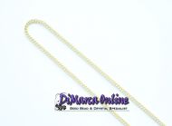 Curb Chain 1.5 mm Gold Plated - 1 meter