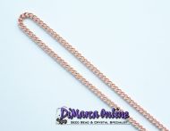 Curb Chain 1.5 mm Rose Gold Plated - 1 meter