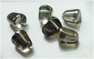 G10-00030/27401 Crystal Chrome Gumdrops 7x10 mm - 12 x