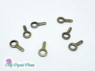 Cup Chain Connectors Antique Bronze Plated - 8 x