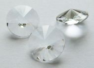 1122 Crystal Unfoiled Rivoli 14 mm Swarovski