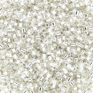 DB0041 Silver-Lined Crystal Delica 11/0 Miyuki - 50 grams WHOLESALE PACKAGE