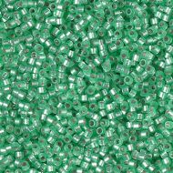 DB0691 Semi-Matte Silver-Lined Mint Green Delica 11/0 Miyuki 