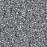 DB1770 Sparkling Pewter Lined Rainbow Opal Delica 11/0 Miyuki - 50 grams WHOLESALE PACKAGE
