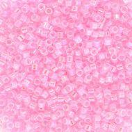 DB0055 Pale Pink Lined Rainbow Crystal Delica 11/0 Miyuki 