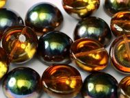 DO-00030/95300 Magic Copper Topaz Dome Beads * BUY 1 - GET 1 FREE *