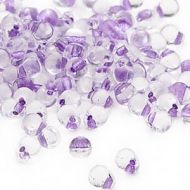 DP-F0040 Sparkling Purple Lined Crystal Drop Miyuki