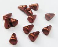 SPK8-01750 Dark Copper Satin Baby Spikes 5x8 mm