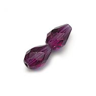 Deep Purple Tear Drops 10x7 mm Fire Polished - 20 x * BUY 1 - GET 1 FREE *