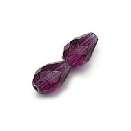 Deep Purple Tear Drops 7x5 mm Fire Polished - 25 x * BUY 1 - GET 1 FREE *